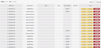 dropCloud file tracking module